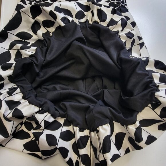 Black and White Dress Bubble Cotton Dress Size 6 -NEW - Picture 8 of 15